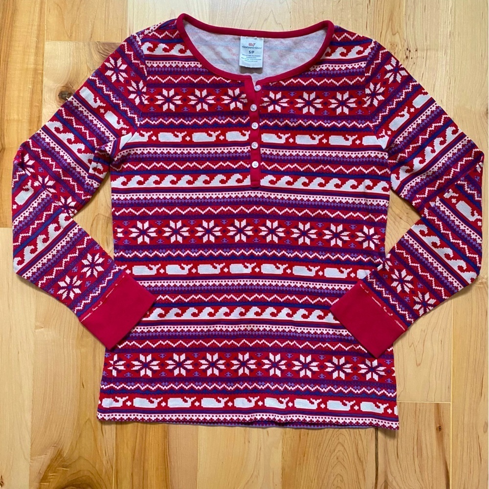 Vineyard Vines Long Sleeve Thermal Top